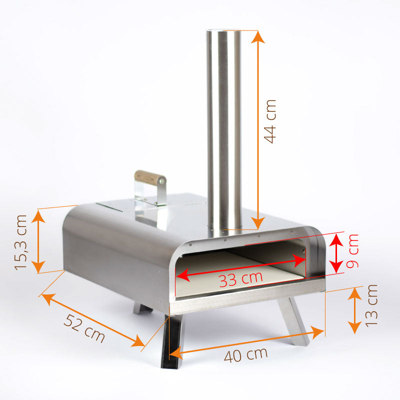 photo du four avec les dimensions utiles