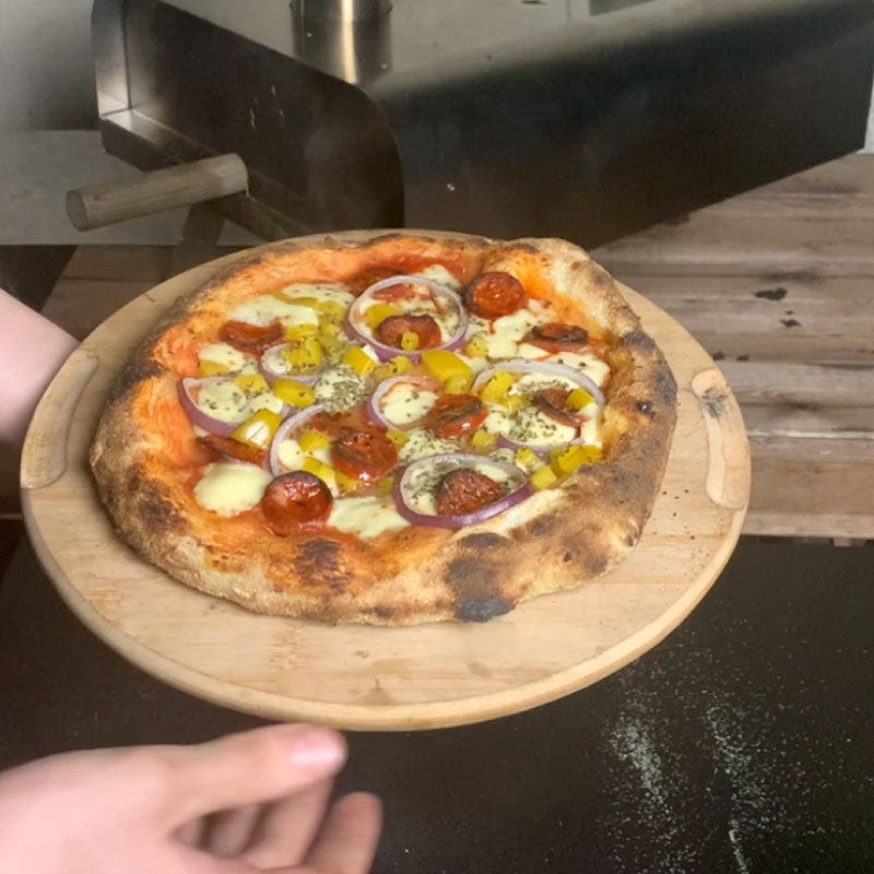 Pizza-recette-poivron-chorizo
